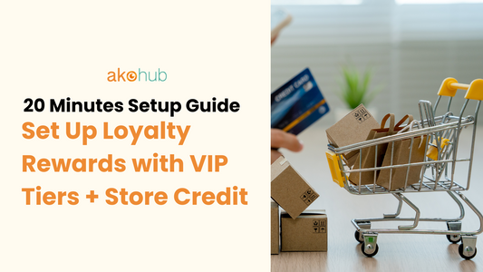 Quick 20 Minute Setup Guides - Setup your Loyalty Program with Store Credit Rewards with VIP Tiers.